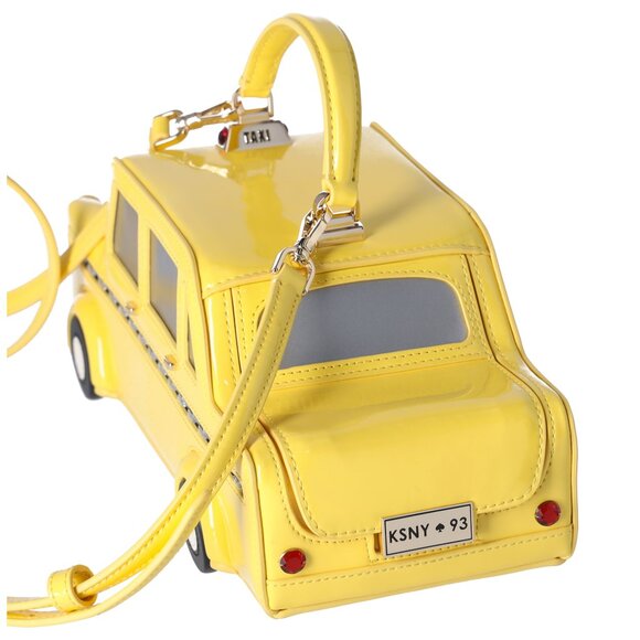 Kate Spade 3D NYC Taxi Yellow Cab Crossbody Bag KI975 Novelty Collection - Picture 6 of 8